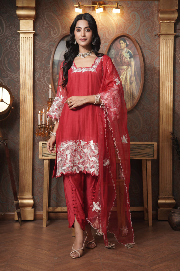 Ruby Kiss Kurta Set